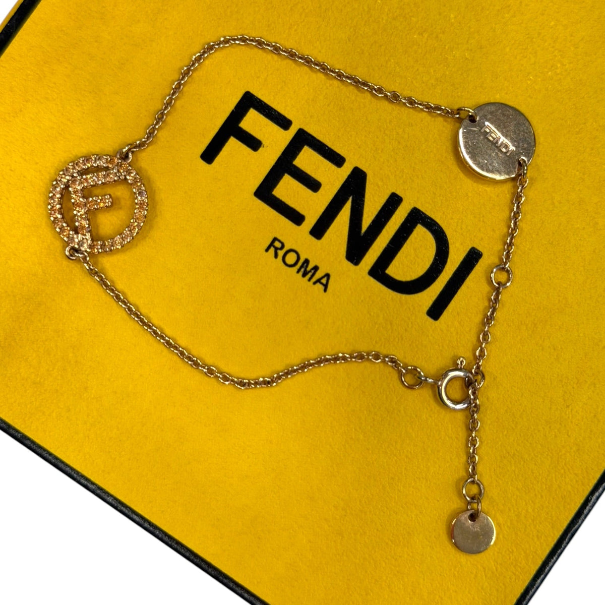 CELINE Faux Pearl Triomphe Bracelet Celine
