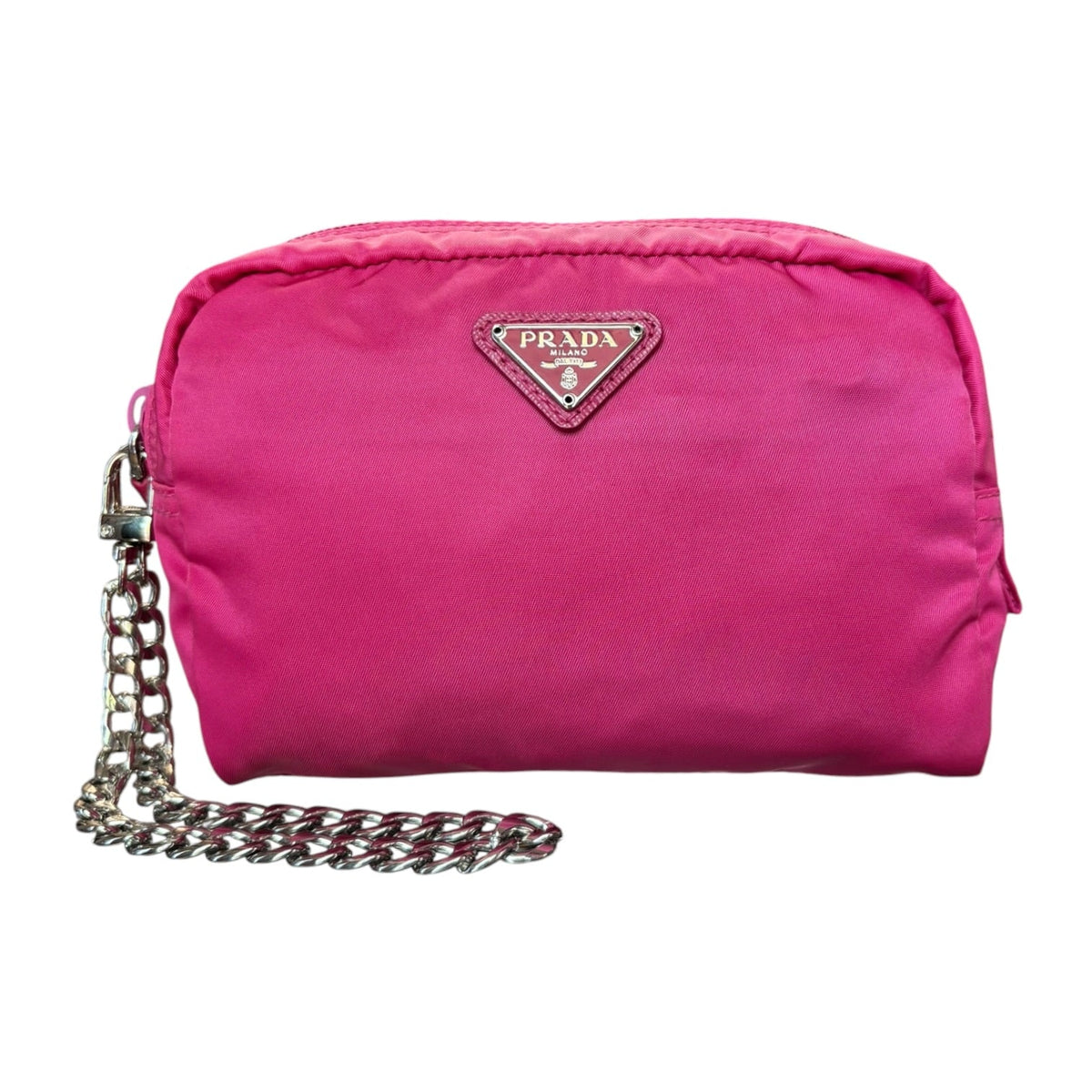 PRADA Pink Tessuto Nylon Pouch Prada