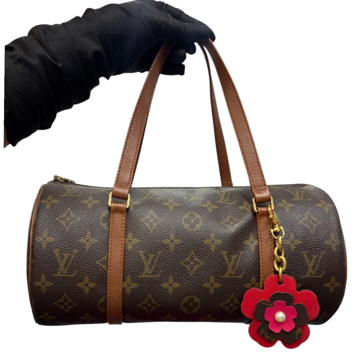 LOUIS VUITTON Monogram Coated Canvas Papillon 30 Louis Vuitton
