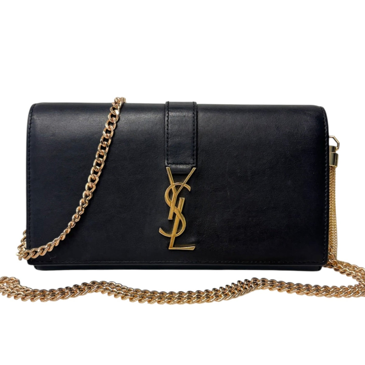 SAINT LAURENT Mary Kate YSL Clutch with Chain and Tassel Saint Laurent