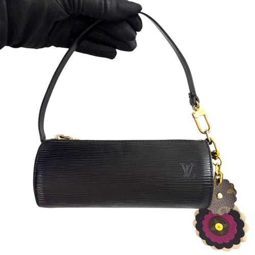 LOUIS VUITTON Black Epi Mini Papillon Louis Vuitton