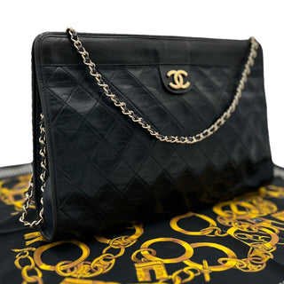 CHANEL Lambskin French Frame Clutch Chanel