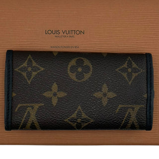 LOUIS VUITTON Macassar Monogram 6 Key Holder & Card Case Louis Vuitton