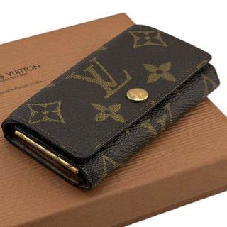 LOUIS VUITTON Monogram 4 Key Holder/Card Case Louis Vuitton