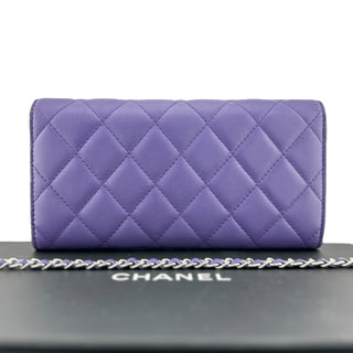 CHANEL Lambskin Classic Flap Gusseted Wallet Chanel