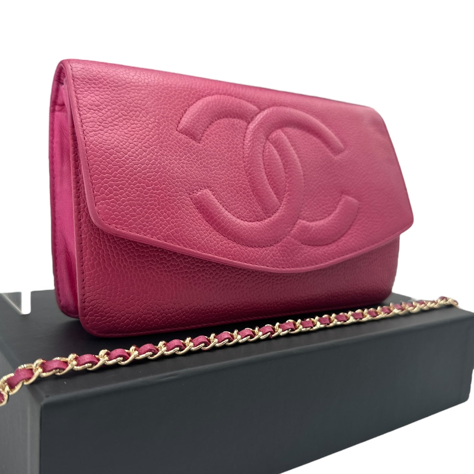 CHANEL Caviar Timeless Clutch Chanel