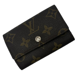 LOUIS VUITTON Monogram 6 Key Holder & Card Case Louis Vuitton