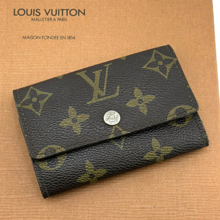 LOUIS VUITTON Monogram 6 Key Holder & Card Case Louis Vuitton