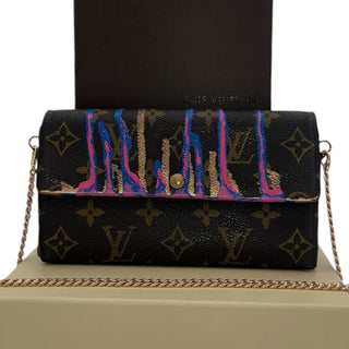 LOUIS VUITTON Monogram Sarah Wallet - CUSTOM Louis Vuitton