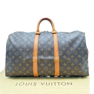 LOUIS VUITTON Monogram Bandouliere Keepall 45 Louis Vuitton