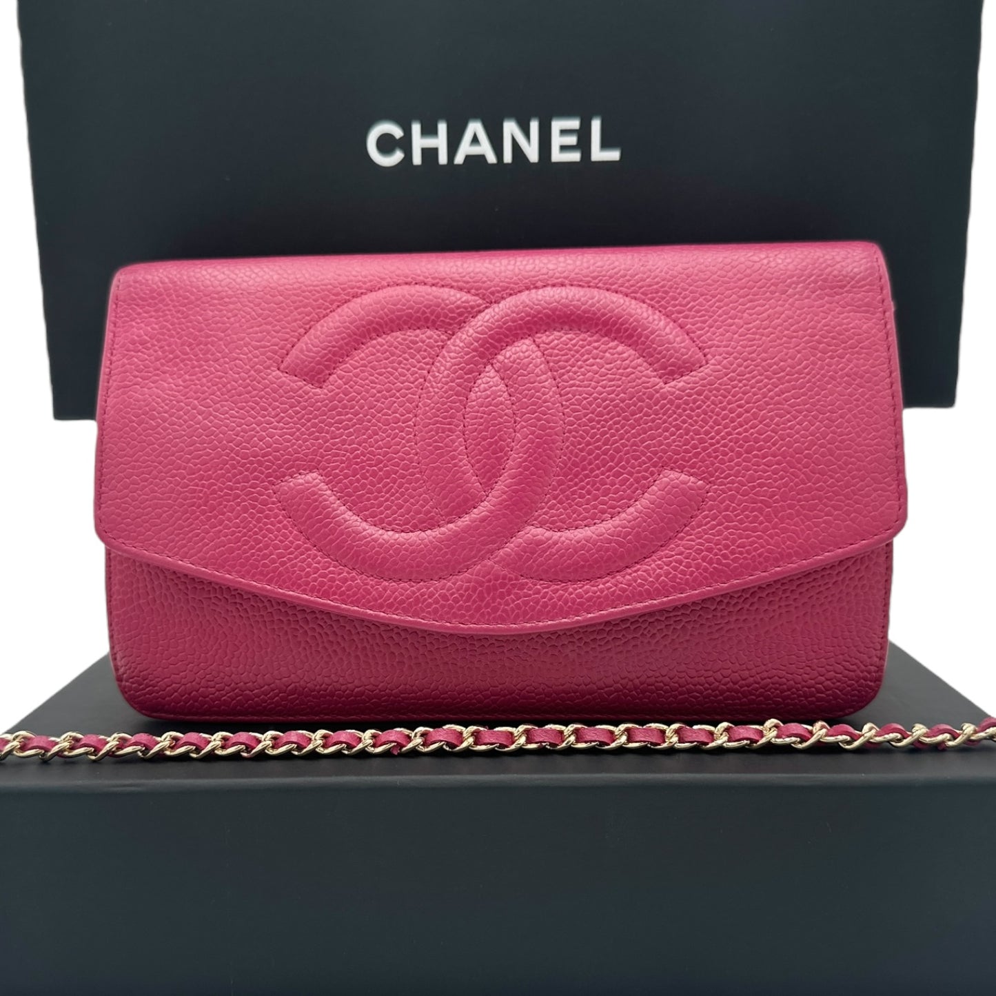 CHANEL Caviar Timeless Clutch Chanel