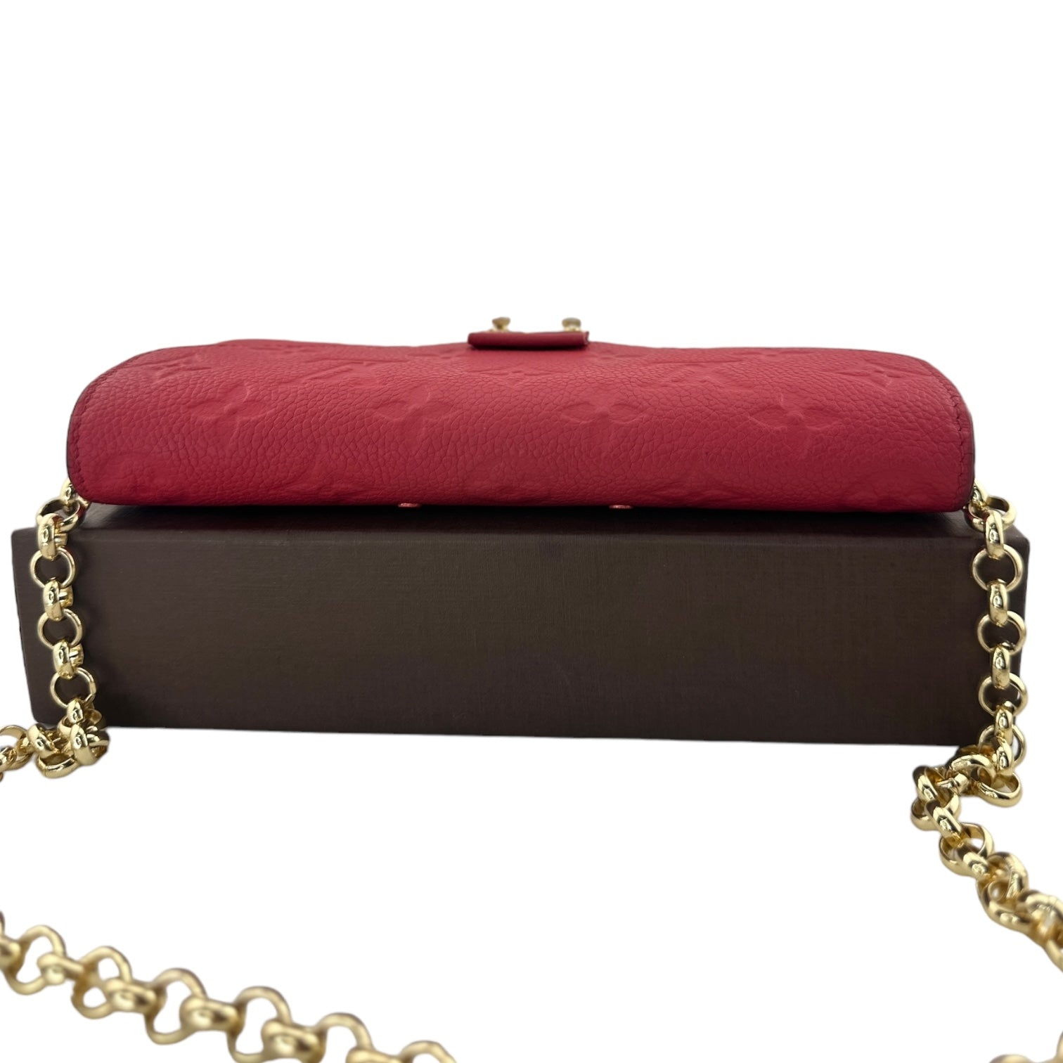 LOUIS VUITTON Empreinte Leather Metis Wallet with Chain Louis Vuitton