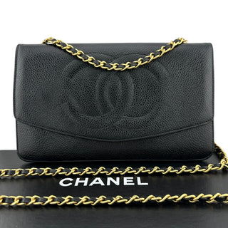 CHANEL Caviar Leather Timeless Clutch Chanel