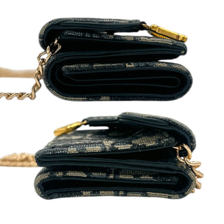 DIOR Trotter Compact Saddle Wallet on Adjustable Chain Dior