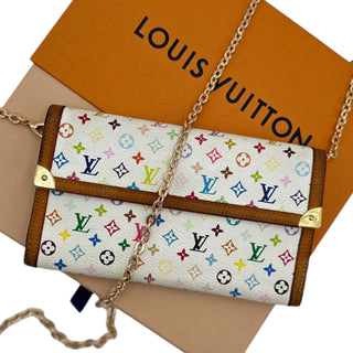 LOUIS VUITTON Multicolor International Wallet with Chain Louis Vuitton