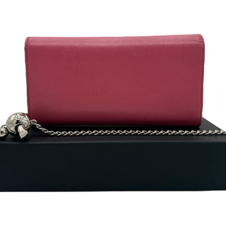 CHANEL Caviar CC Button Long Flap Wallet Chanel