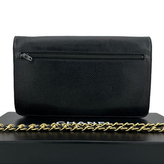 CHANEL Caviar Leather Timeless Clutch Chanel