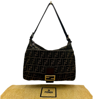 FENDI Zucca Canvas Mamma Baguette Fendi