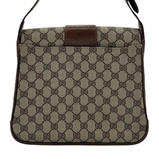 GUCCI Brown GG Supreme Coated Canvas Shoulder Bag Gucci