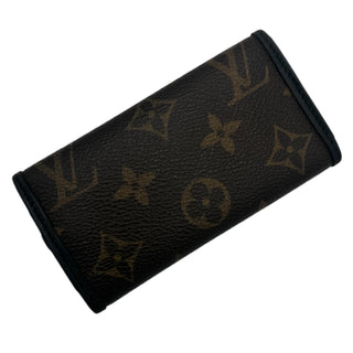 LOUIS VUITTON Macassar Monogram 6 Key Holder & Card Case Louis Vuitton