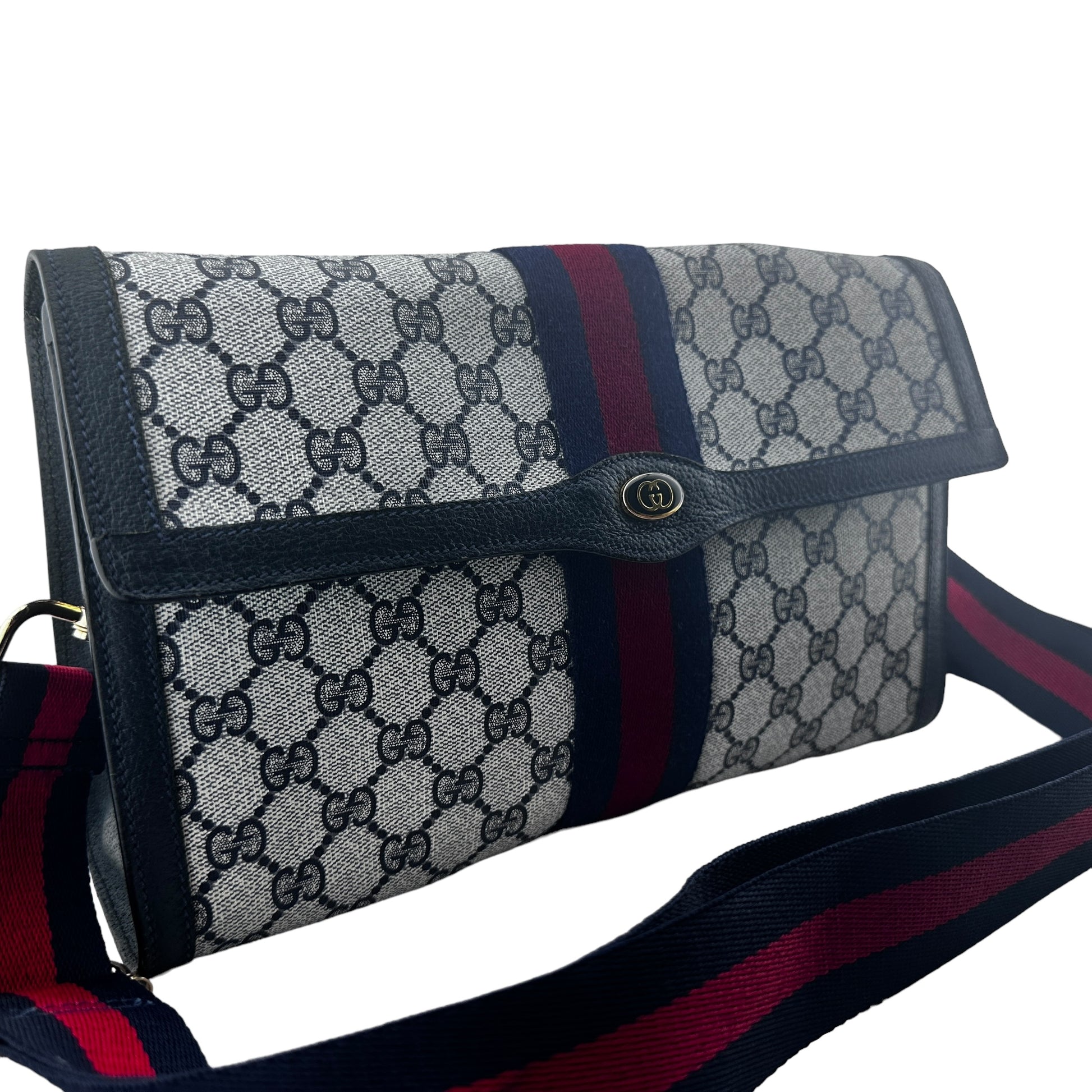 GUCCI Large Ophidia Clutch with Strap Gucci