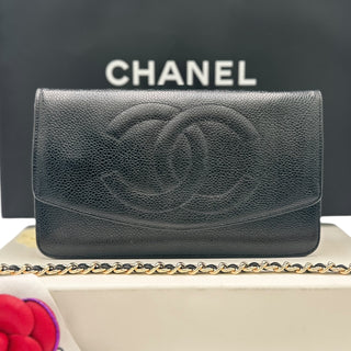 CHANEL Caviar Leather Timeless Clutch Chanel