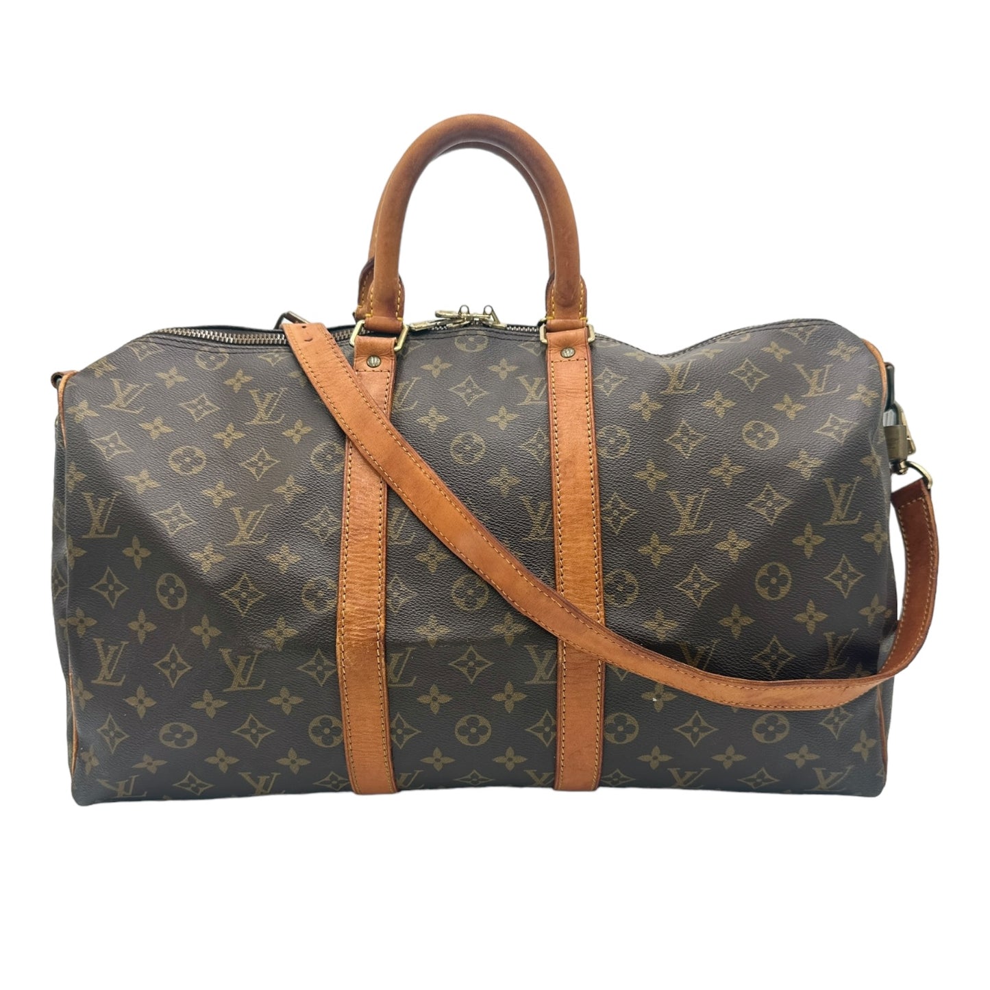 LOUIS VUITTON Monogram Bandouliere Keepall 45 Louis Vuitton