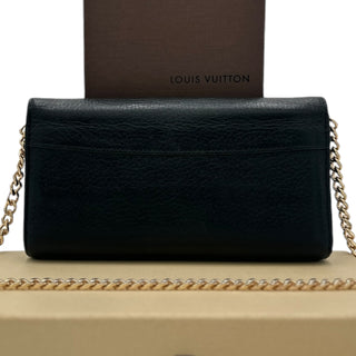 LOUIS VUITTON Taurillon Capucines Leather Wallet Louis Vuitton