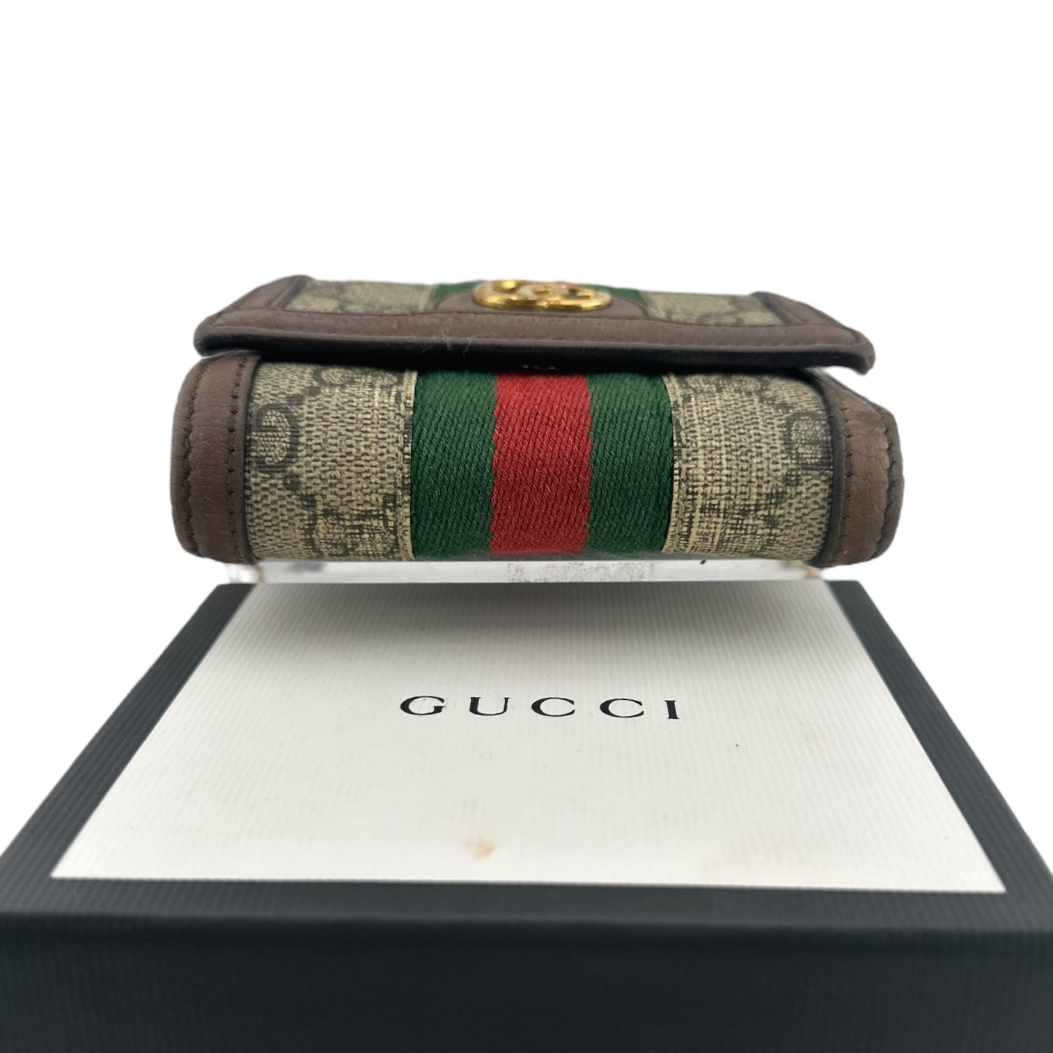 GUCCI Ophidia Compact Wallet with Unbranded Adjustable Chain Gucci