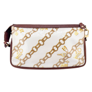 LOUIS VUITTON Charms Pochette Accessoires with Chain Louis Vuitton