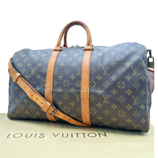 LOUIS VUITTON Monogram Bandouliere Keepall 45 Louis Vuitton