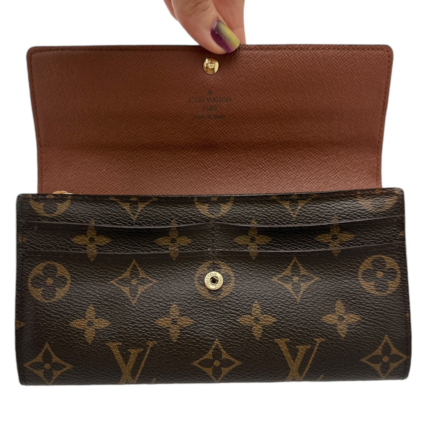 LOUIS VUITTON Monogram Sarah Wallet Louis Vuitton