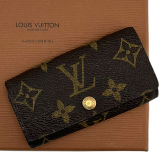 LOUIS VUITTON Monogram 4 Key Holder/Card Case Louis Vuitton