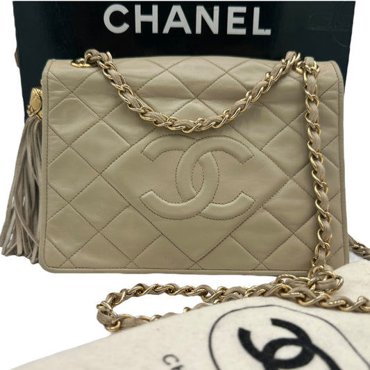 CHANEL Lambskin CC in Diamonds Tassel Bag Chanel