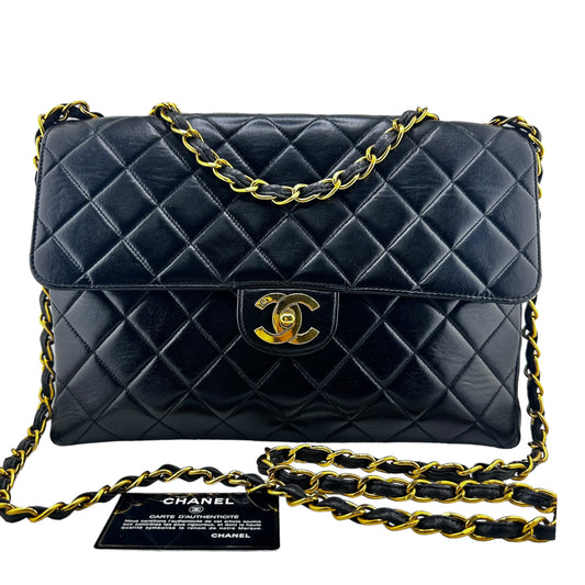 CHANEL Lambskin Jumbo 30 Classic Single Flap Bag Chanel