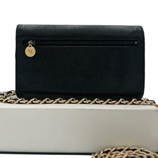 CHANEL Caviar Leather Timeless Clutch Chanel