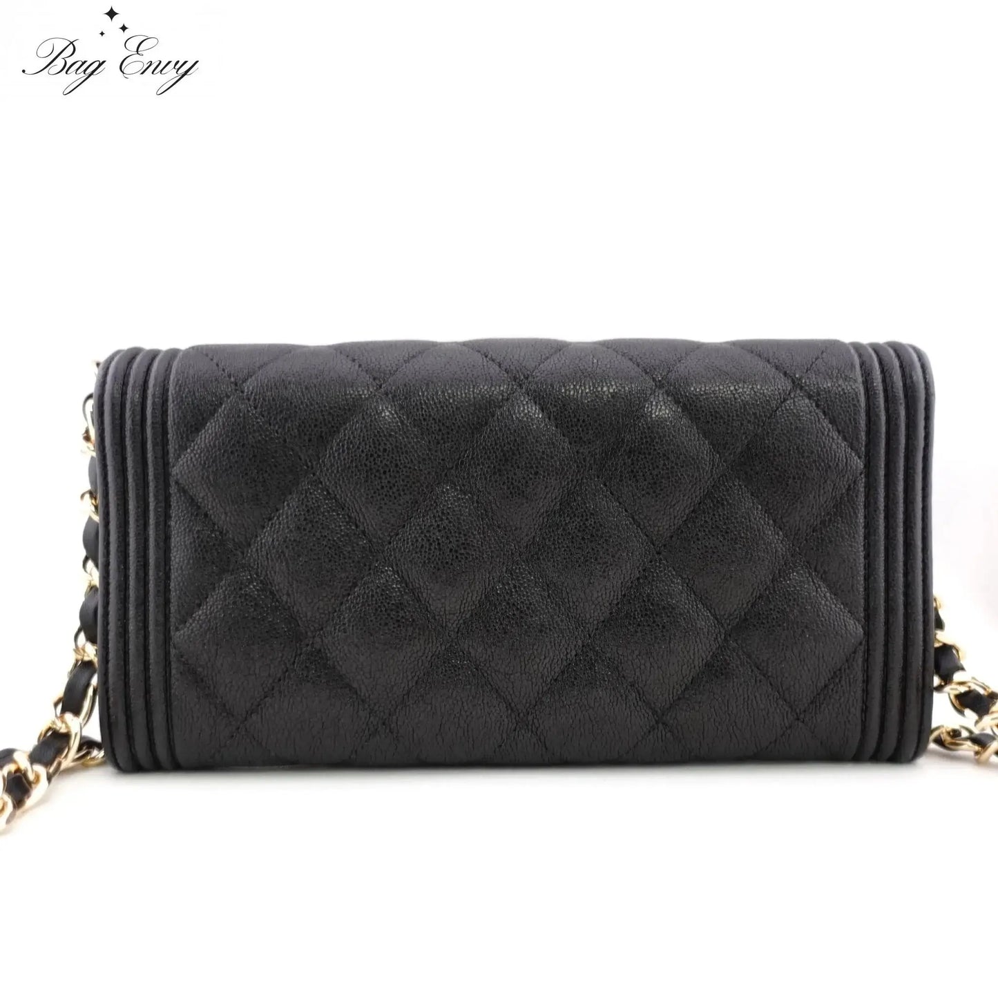 CHANEL Caviar Boy Long Flap Wallet