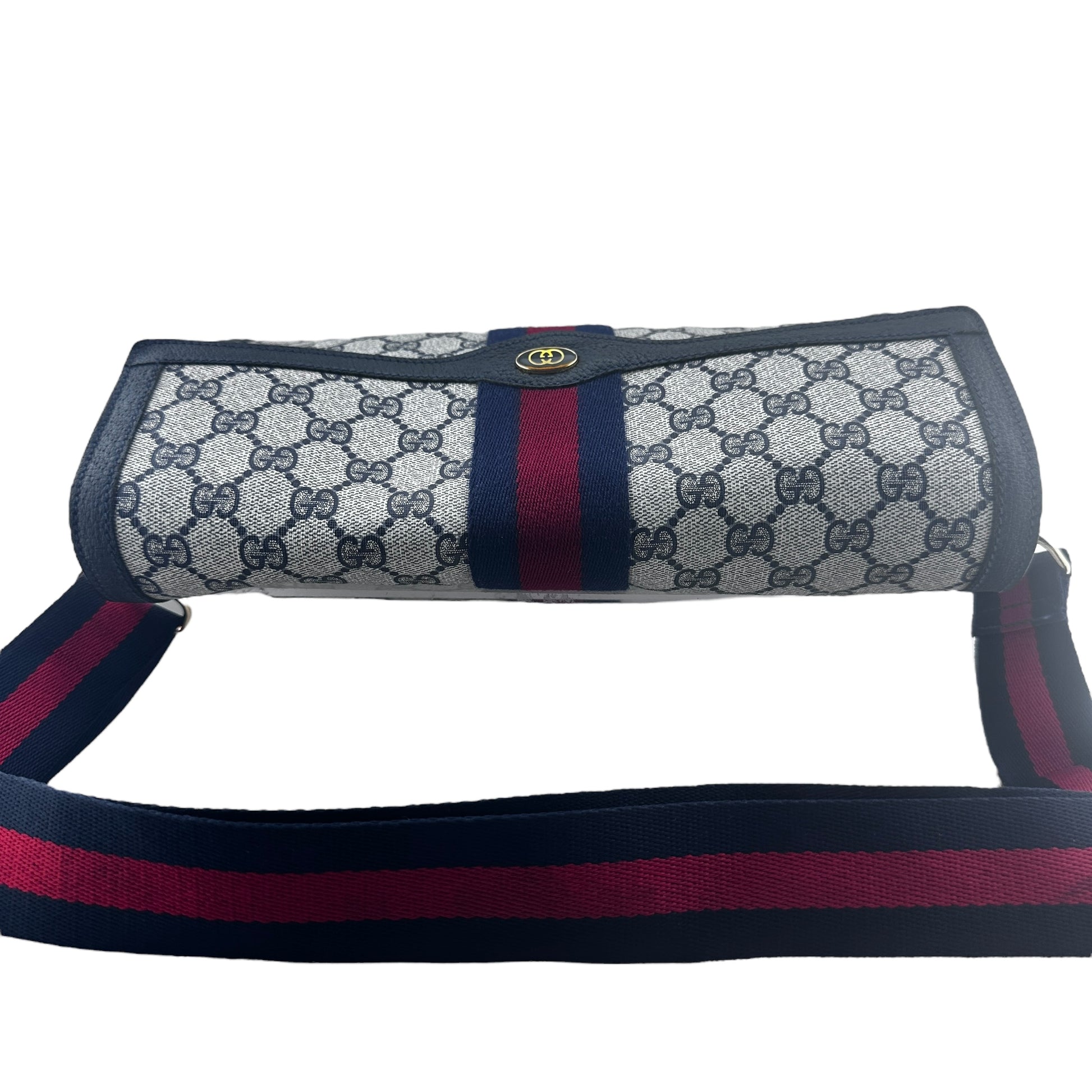 GUCCI Large Ophidia Clutch with Strap Gucci