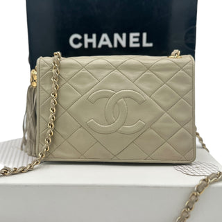 CHANEL Lambskin CC in Diamonds Tassel Bag Chanel