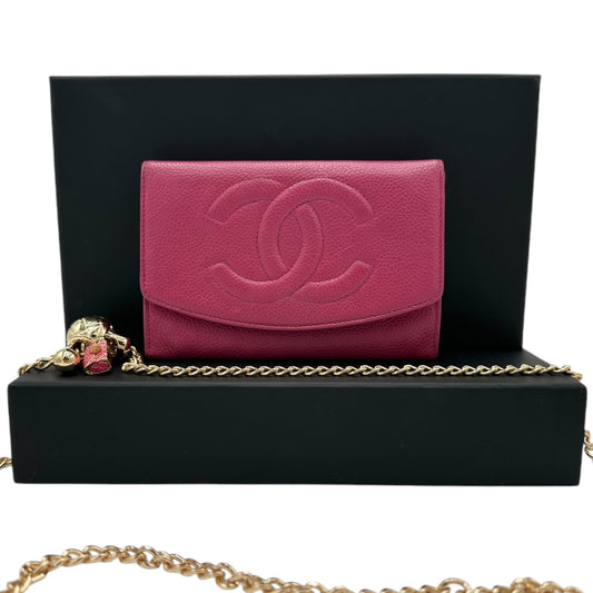 CHANEL Caviar Timeless Compact Wallet Chanel