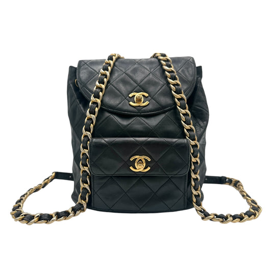 CHANEL Lambskin Quilted Duma Backpack Chanel