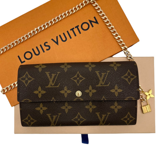 LOUIS VUITTON Monogram Sarah Wallet Louis Vuitton