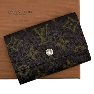 LOUIS VUITTON Monogram 6 Key Holder & Card Case Louis Vuitton