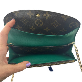 LOUIS VUITTON Green Monogram Emilie Wallet Louis Vuitton