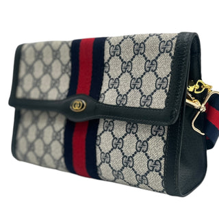 GUCCI Medium Ophidia Clutch with Strap and Chain Gucci