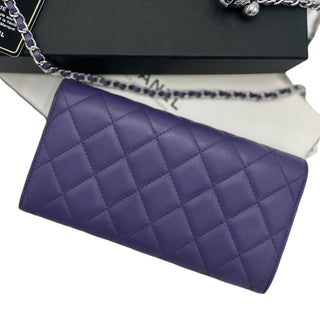 CHANEL Lambskin Classic Flap Gusseted Wallet Chanel