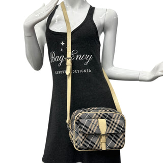 BURBERRY Blue Label Check Crossbody Bag Burberry