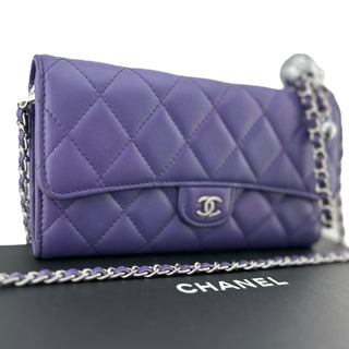 CHANEL Lambskin Classic Flap Gusseted Wallet Chanel