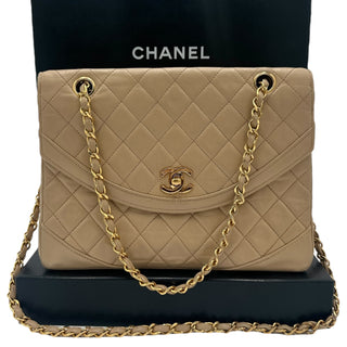 CHANEL Lambskin Seasonal Diana Single Flap Bag Chanel