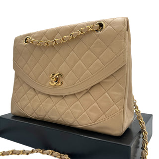 CHANEL Lambskin Seasonal Diana Single Flap Bag Chanel